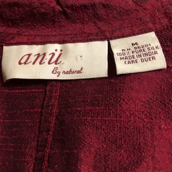 COPY - ANU by Natural Pure Silk Blouse - Picture 5 of 8